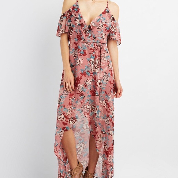 Floral Wrap Dress - Picture 3 of 3